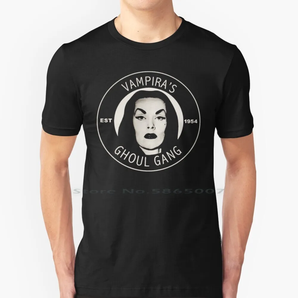

Vampira's Ghoul Gang T Shirt 100% Cotton Vampira Vampire Ghoul Horror Punk Munsters Vintage Retro Halloween Dark Gothic
