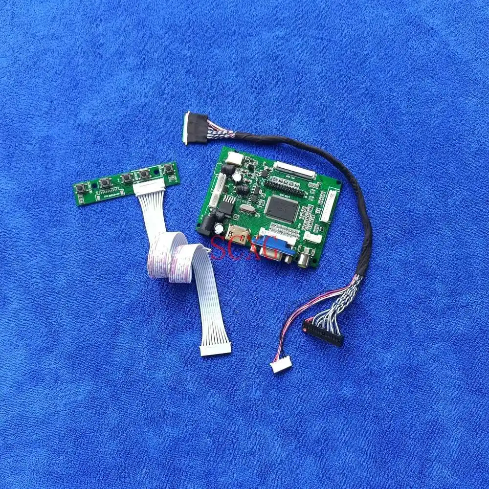 

LCD Screen Controller Board Fit LP140WH4/LP140WH8/LP140WHU DIY Kit Laptops 1366*768 HDMI-compatible VGA AV 40-Pin LVDS 60Hz WLED