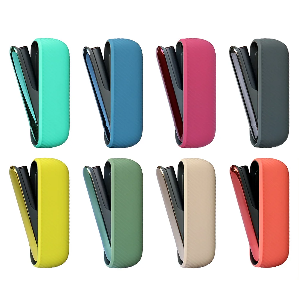 

Новый мягкий силиконовый чехол 8 цветов для IQOS 4 Iluma с боковой крышкой, Чехол-держатель, сумка для хранения, защитные аксессуары