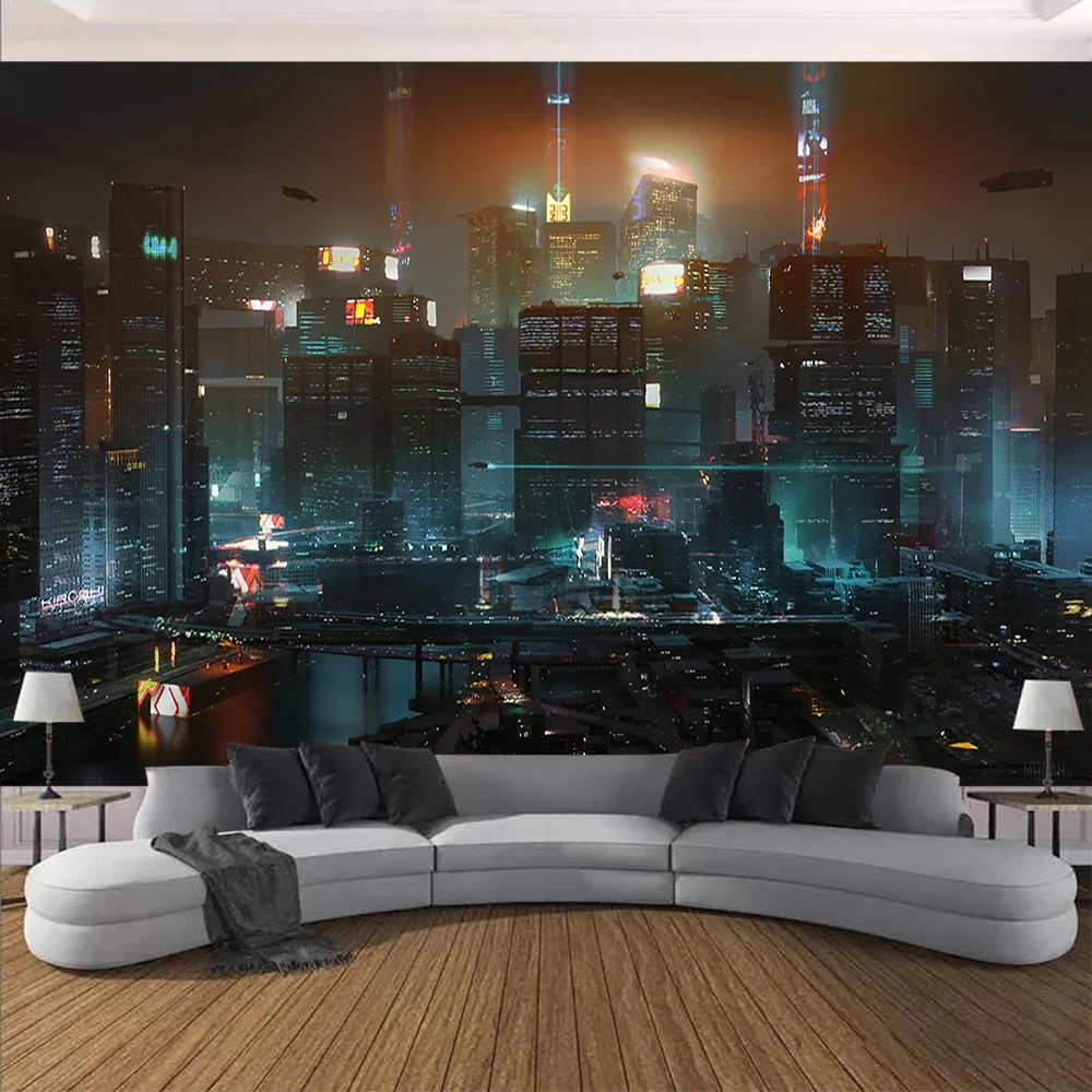 

Гобелен Cyberpunk Future Steam City