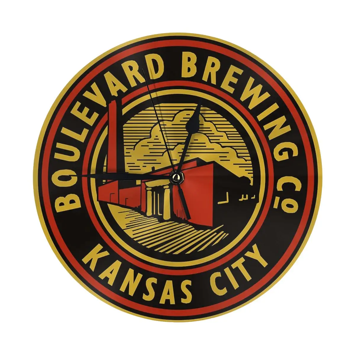 Винтажные бульвар пиво ко бутылка крышка настенные часы украшение комнаты