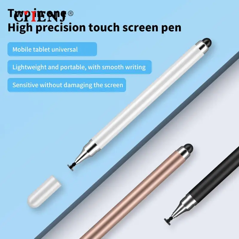 

1PC Universal 2 in 1 Stylus Pen For Phone Pad Tablet Capacitive Touch Pencil For Samsung Android Phone Drawing Screen Touch Pen