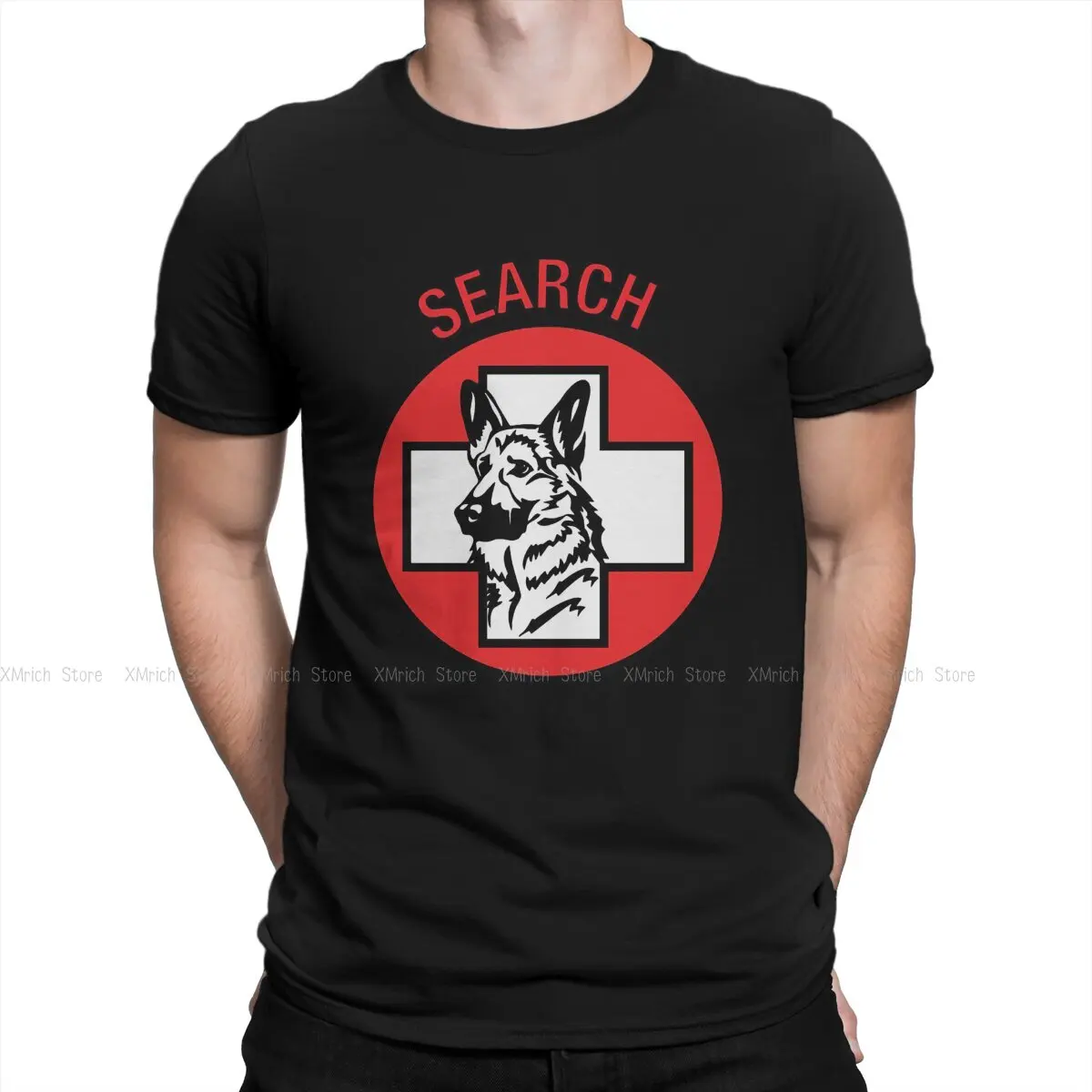 

Men's Search Rescue T Shirt Cool K9 Brave Adventure Pure Cotton Tops Funny Short Sleeve O Neck Tee Shirt Gift Idea T-Shirts