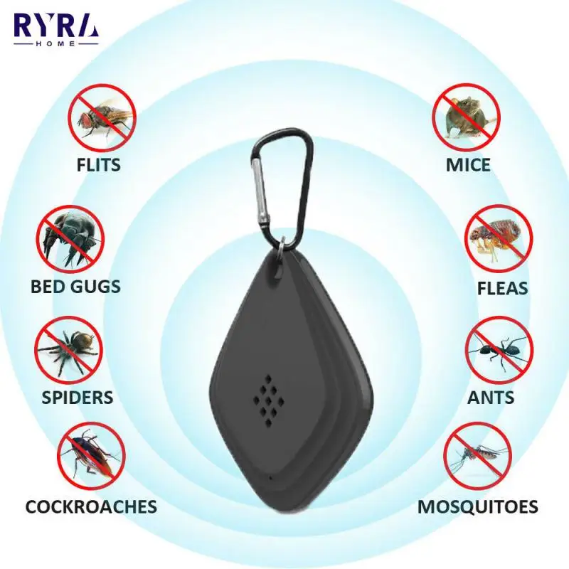 

Portable Ultrasonic Insect Pest Repeller USB Mosquito Repeller Anti-Mosquito With Hook For Pets And Dog Flea Tick Pest hot 2023
