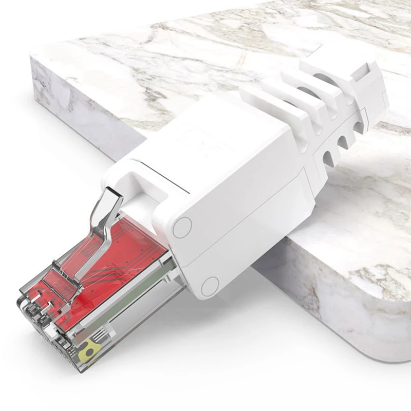 5 шт. RJ45 Wire-Punch Ethernet-штекер. Простая сетевая терминал сделай сам щипцы не требуется