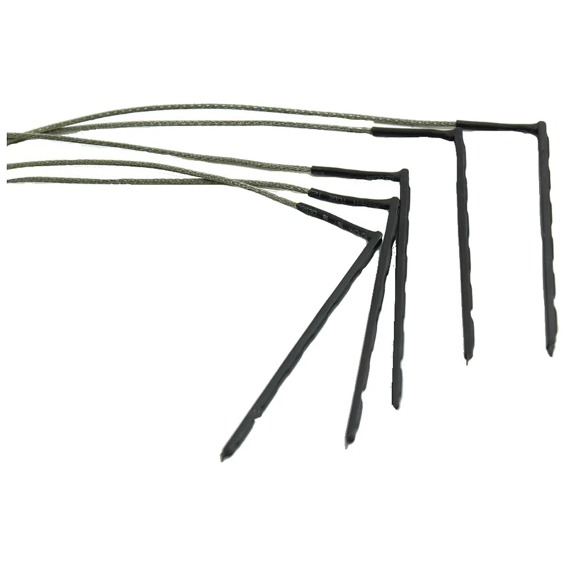 5Pcs Bendable Acoustic Guitar Transducer Sensitivity Piezo Bridge Pickup Cable with 50Pcs Bass Screws Parts |