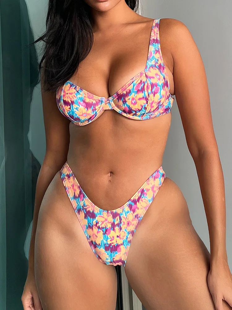 

Новинка, бикини, купальник пуш-ап, женский купальник 2023, сексуальная пляжная одежда, купальные костюмы с принтом, винтажные купальные костюмы, бразильские бикини