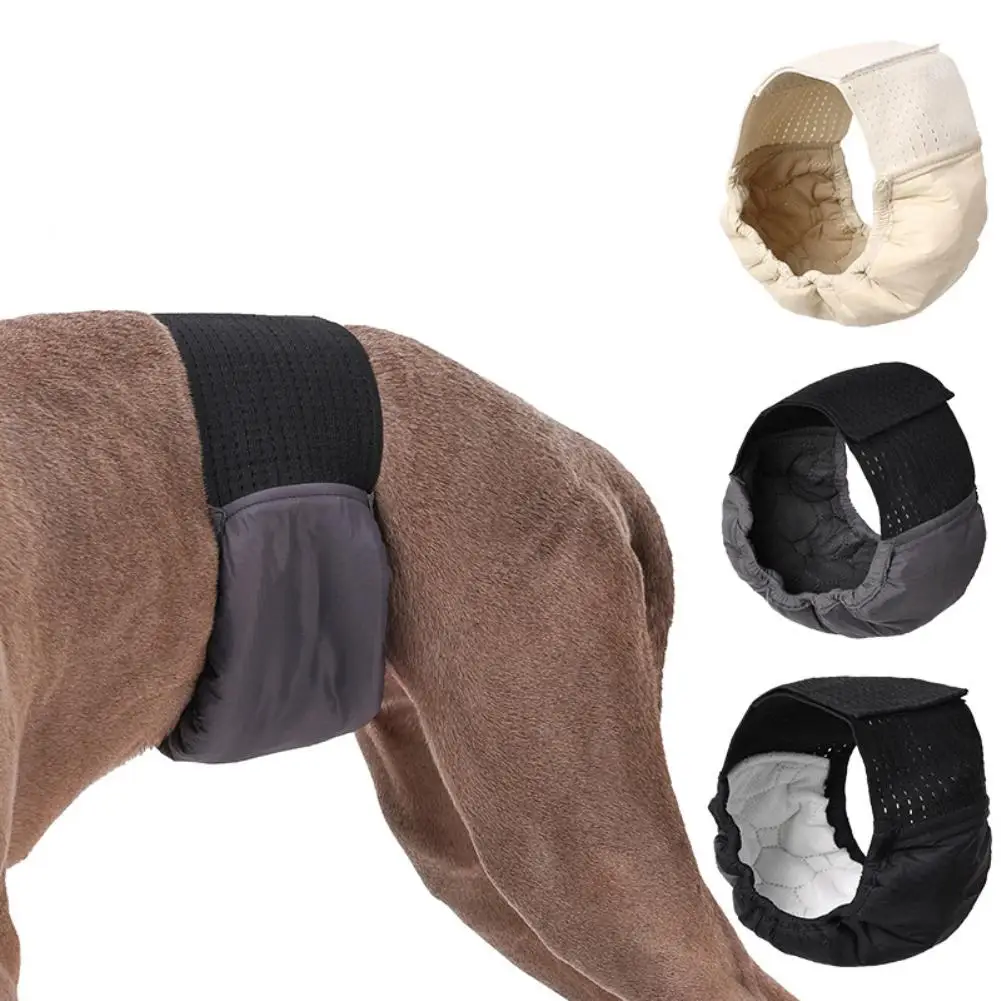 

Pet Physiological Pants Reusable Washable Leakproof Anti-harassment Sanitary Panties Female Dog Diapers