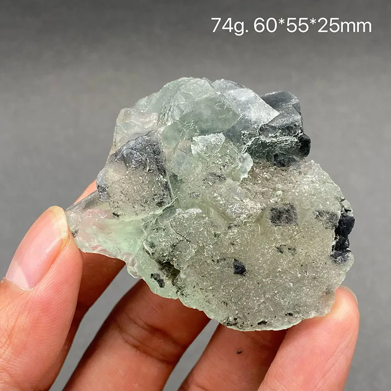 

100% натуральный минерал сырого камня Xianghua Ridge Green флюорит