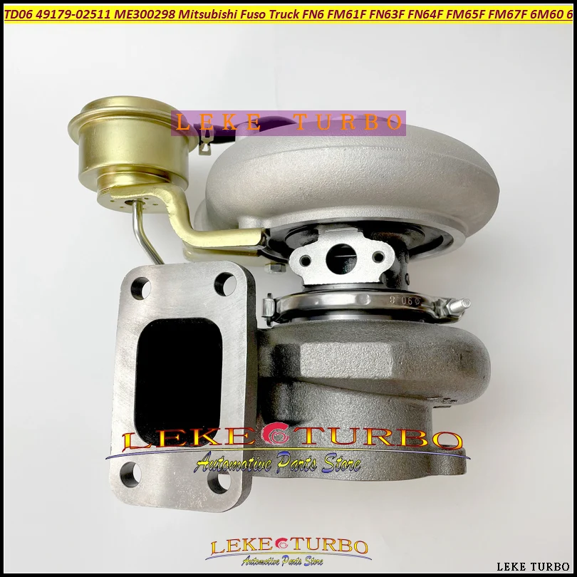 Turbo TD06 49179-02511 ME 300298 Турбокомпрессор для грузовика Mitsubishi Fuso FN6 FM61F FN63F FN64F FM65F FM67F 2003-6M60