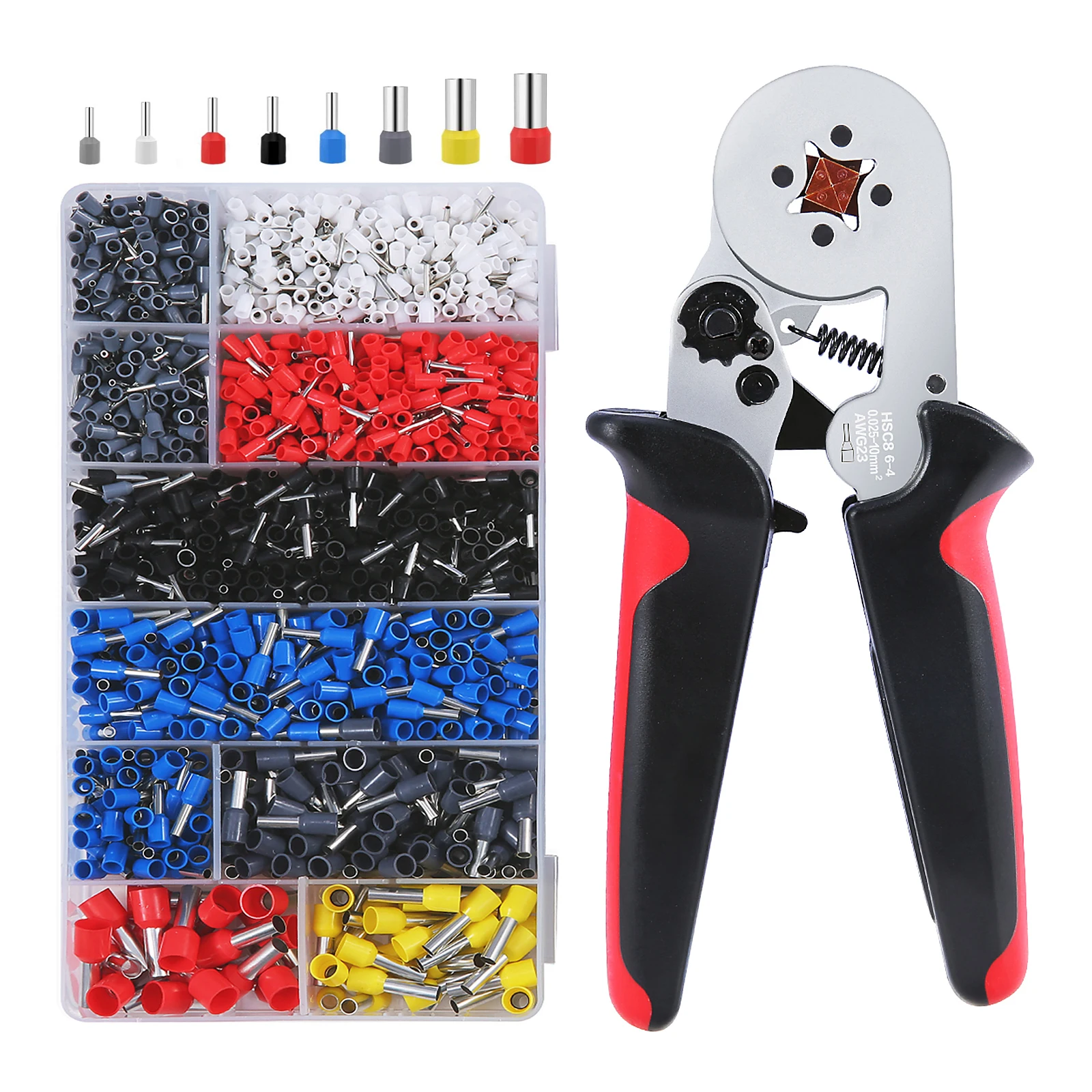 

Chrome plating Ferrule Crimping Tool Kit（AWG 28-7）