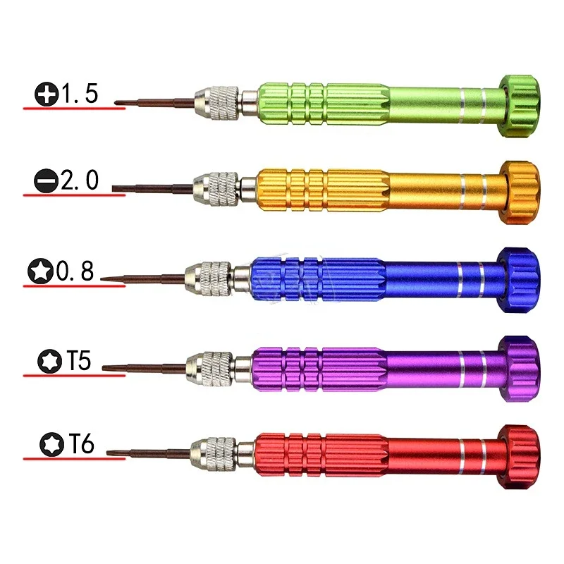 Набор Магнитных отверток 5 в 1 для ремонта часов