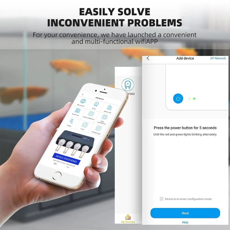Jebao WiFi автоматический дозирующий насос для аквариума
