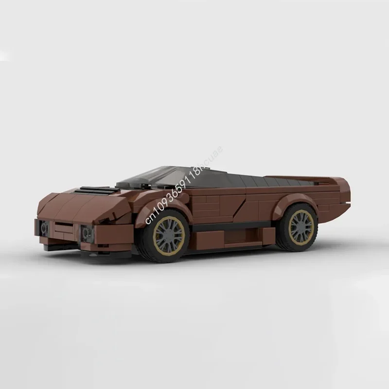 Фото 218 деталей MOC 8 Wide Wraith Movie Car Dodge Turbo: Модель автомобиля из фильма, конструктор, подарок на праздник, игрушка для сборки своими руками, креативный подарок на день рождения №2