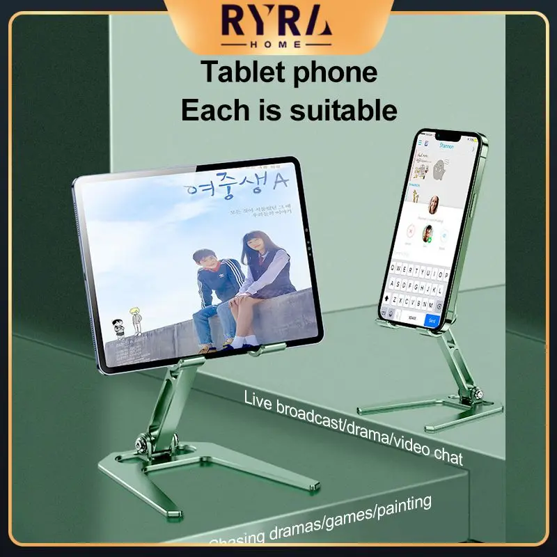 

Folding Mobile Phone Stand Phone Holder Desktop Adjustable Multi-function For Ipad Tablet Iphone Samsung Tablet Support Stand