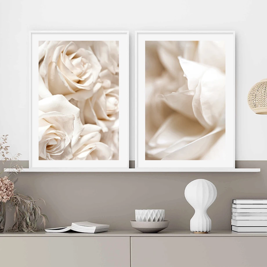 

Rose Peony Cosmos Dahlia Flower Wall Art Canvas Painting Nordic Aesthetic Posters And Prints Wall Pictures For Living Room Decor