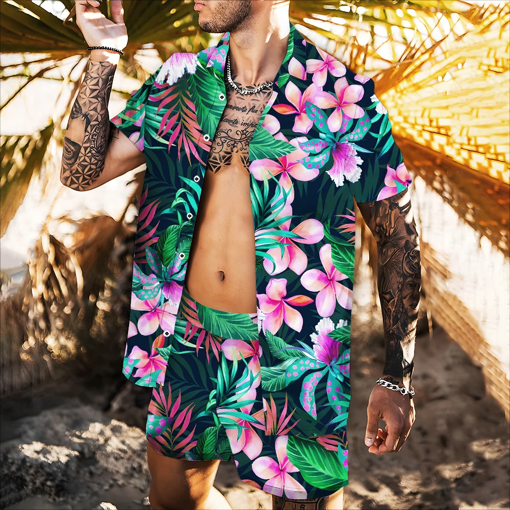 

Men's Jacket 2022 Summer 3d Printing Hot Sale High Quality Casual Leaves Pineapple Shirt Cardigan Camouflage Top Decoration