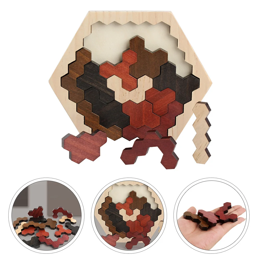 

Jigsaw Puzzle Preschool Educational Wood Children Building Blocks Learning Children Toys