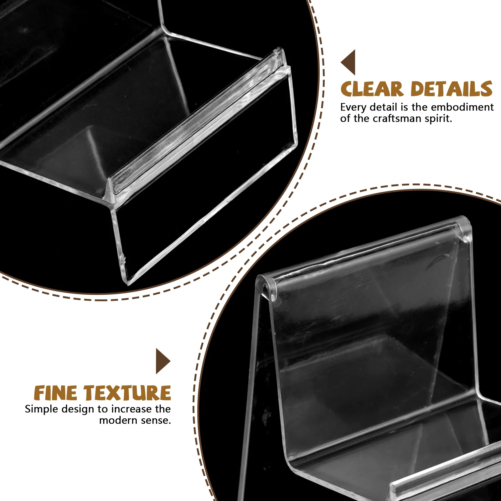 Подставка для дисплея прозрачный кошелек органайзер переноски сумки на