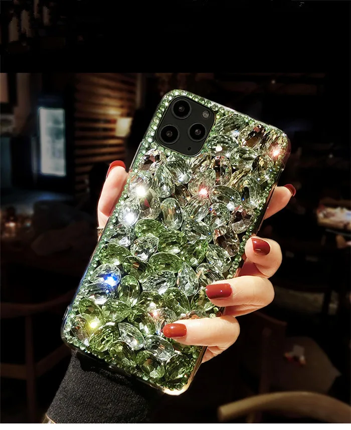 

Модный Блестящий Мягкий чехол со стразами для телефона Samsung A8 Plus A6 A7 A9 2018 A10S A20S A30S A12 A21 A31 A32 A22