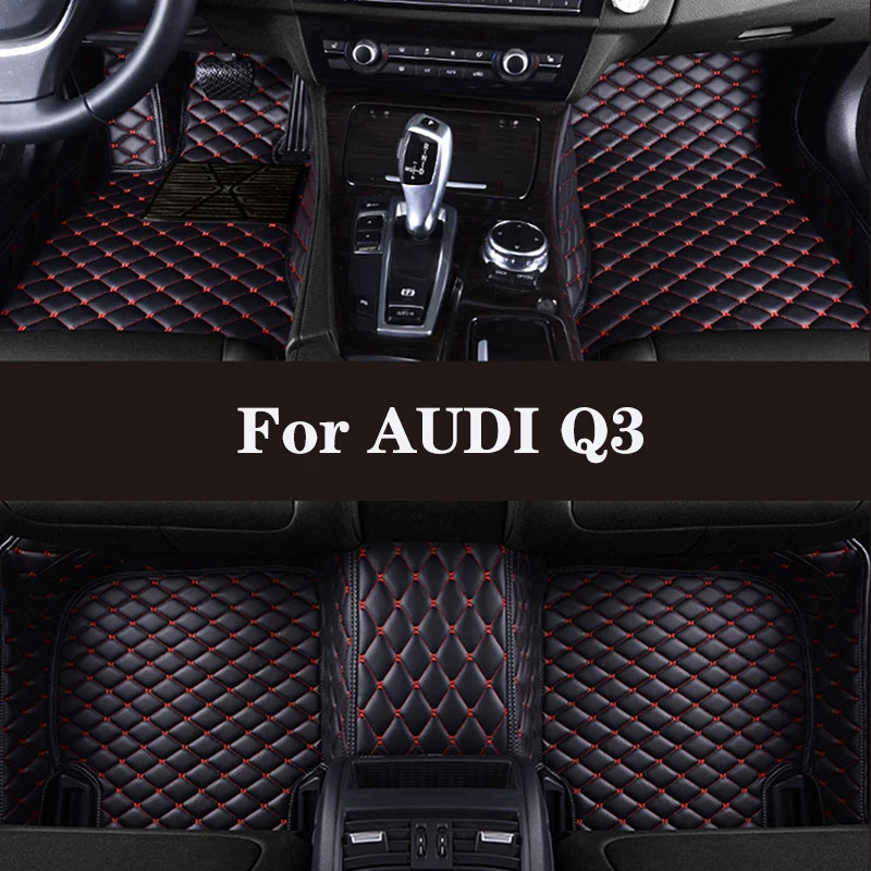 

Полностью объемный Кожаный Автомобильный напольный коврик на заказ для AUDI Q3 2019-2020 (модельный год) автомобильные аксессуары для интерьера автомобиля