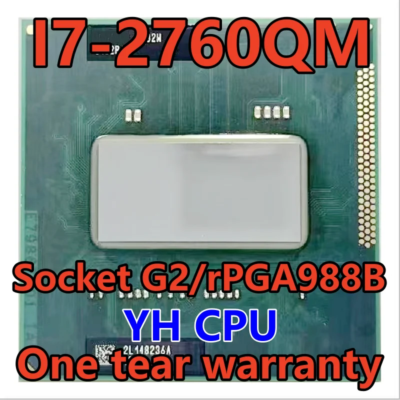 

i7-2760QM i7 2760QM SR02W 2.6 GHz Quad-Core Eight-Thread CPU Processor 6M 45W Socket G2 / rPGA988B
