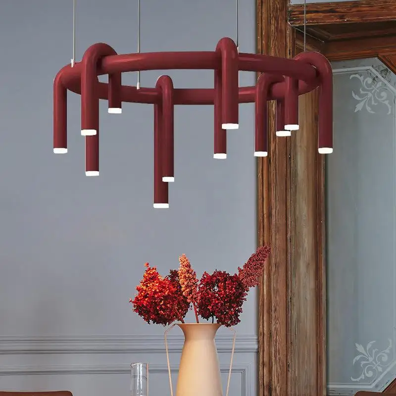 

Modern Nordic U-shaped Chandeliers Home Decor Pendant Light for Kitchen Dining Living Room Bedroom Bar Lustres Lighting Fixture