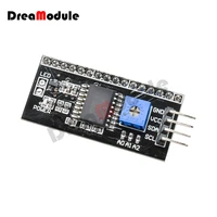 pcf8574t i2c iic serial port board expansion board support port 1602 lcd 2004 lcd black adapter pcf8574 converter module