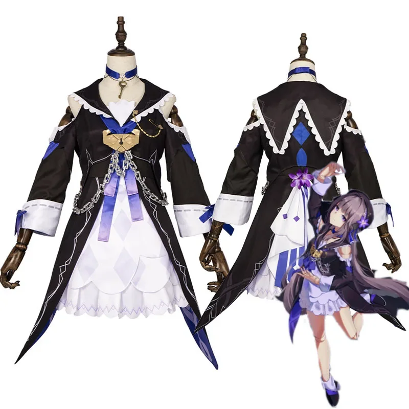 Honkai: Star Rail Herta Лолита платье косплей костюм шляпа наряды Хэллоуин карнавальная