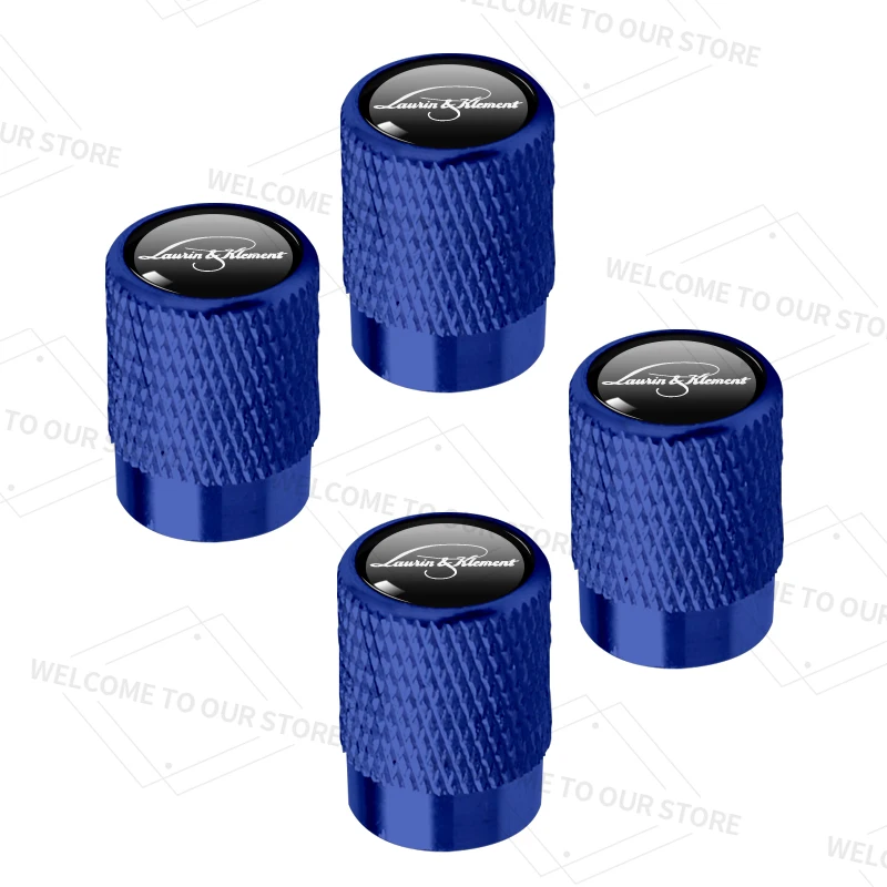 

4 шт./1 компл. логотип Laurin & Klement для Skoda Octavia Rapid Karoq Yeti VRS, колпачки для автомобильных клапанов, колесные шины, защитная крышка для штока пневматического шины