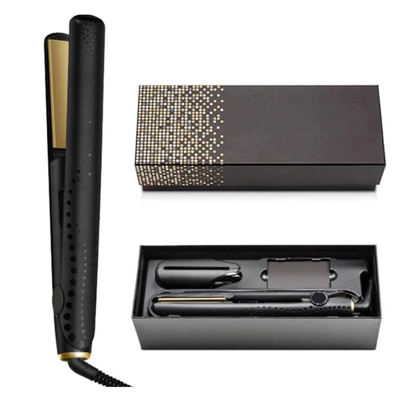 

Pro V Gold Hair Straightener Classic Professional styler Fast Hair Straighteners Iron Hair Styling tool Good Quality