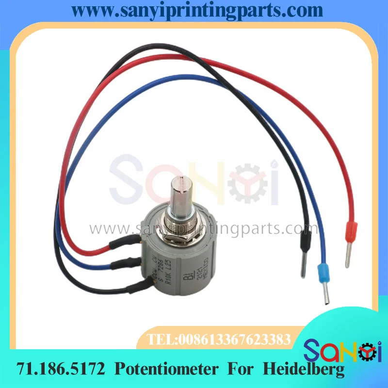 Бесплатная доставка 1 шт. 71.186.5172 потенциометр Beckmann 7286 10 кОм для Heidelberg CD102 SM102 SM74