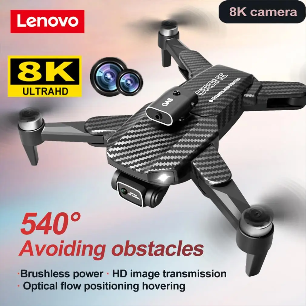 

Lenovo 2023 New Mini Gps Drone 8K HD Dual Camera Brushless Obstacle Avoidance Optical Flow Position Aerial Photography Kids Toys