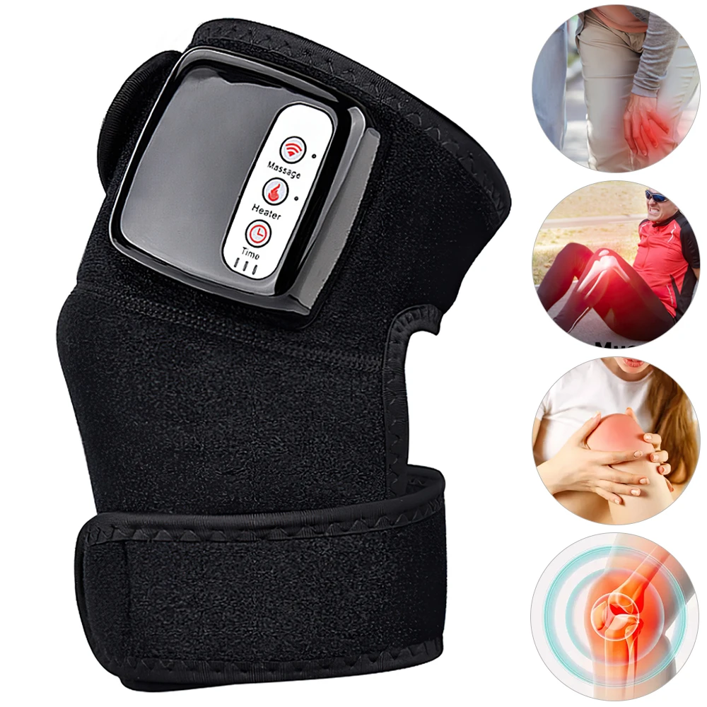 

Electric Joint Knee Massager Protable Elbow Shoulder Heat Massager for Joint Pain Relief Rechargeable knee Pads Elbow pads