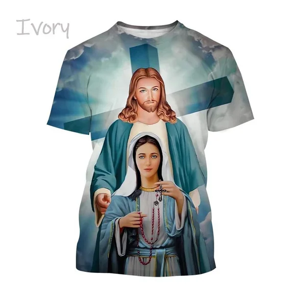 Футболка с 3D принтом Jesus Has Your Back Джиу-джитсу