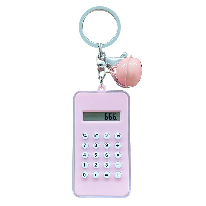

Creative Maze Game Puzzle Mini Calculator Keychain Biscuit Shape Pocket Calculator Key Chain Student Promotional Gift