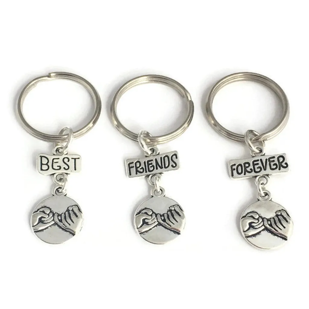 Брелок для ключей с подвеской рука в руке