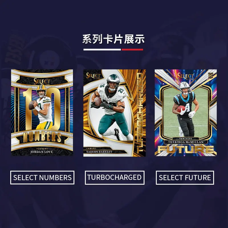 Фото 2025 Panini Select NFL Football Sealed Hobby Box Multi Tier Base Zebra Prizm Parallel Autograph Memorabilia Rookie Sports Cards №4