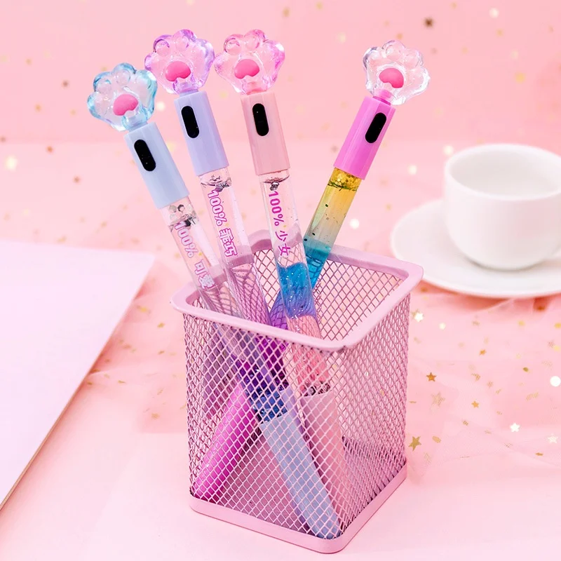

Cat's Paw Luminous Cute Creative Light Pen Student