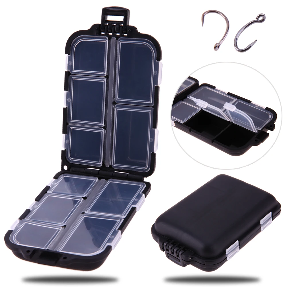 

Waterproof Fishing Tackle Storage Box Double-Sided Bait Lure Box Fish Hook Home Tool Storage Boxes Travel Portable Medicine Case