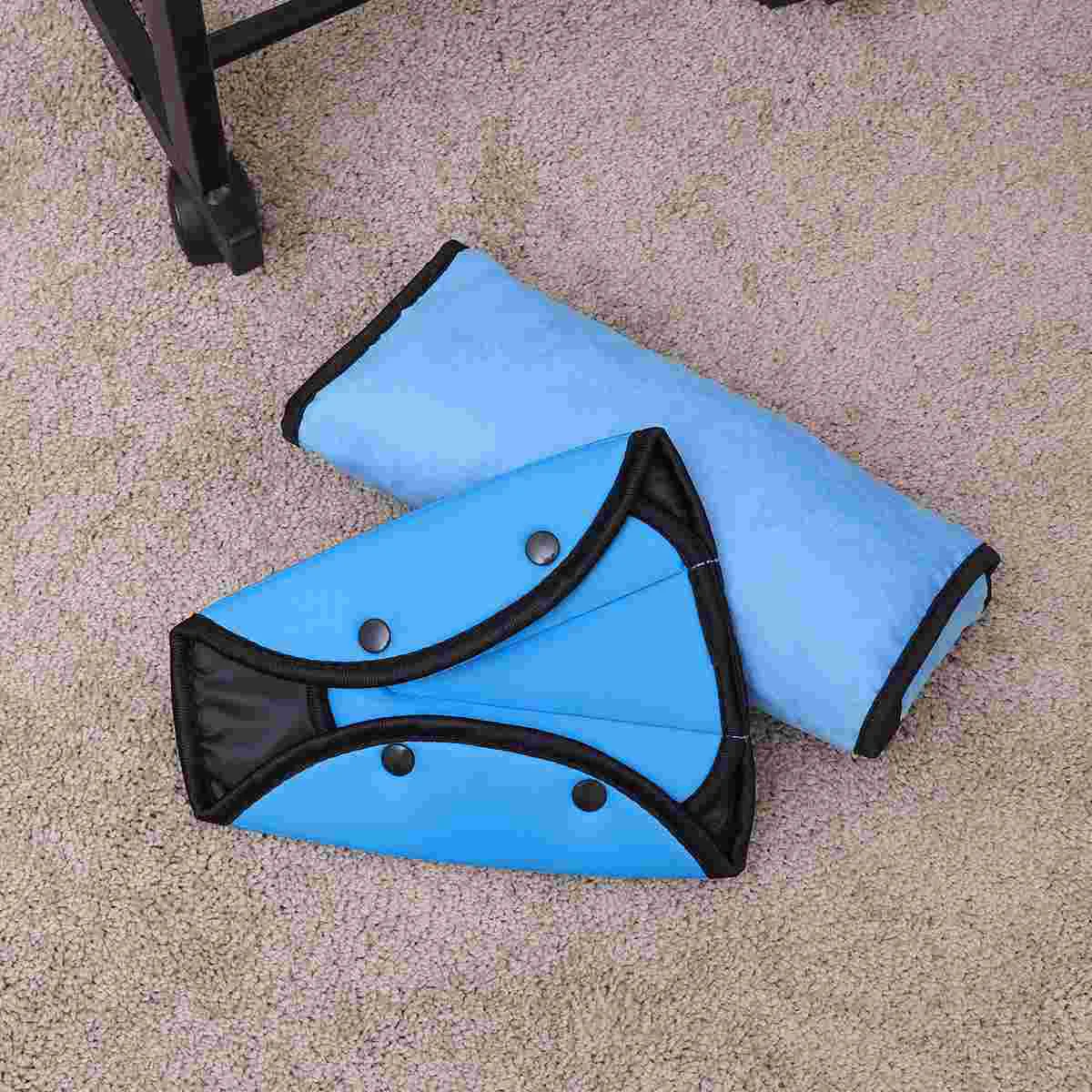 

2pcs Belt Cover Shoulder Pad Cushion Fits All Type of Car and (Blue)
