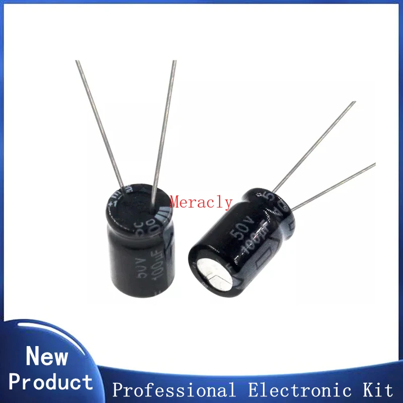 

50V 0.1uf 0.22 0.33 0.47 1uf 2.2 3.3 4.7 6.8 10uf 22 33 47 100 220uf Electrolytic Capacitor High frequency and low resistance