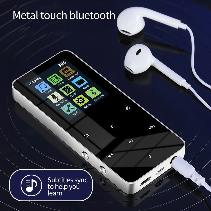 Аудио hi-fi Портативный Hi-Fi Mr Mp 3 4 для музыки Mp4 и MP3-плеера с Bluetooth-экраном наушники