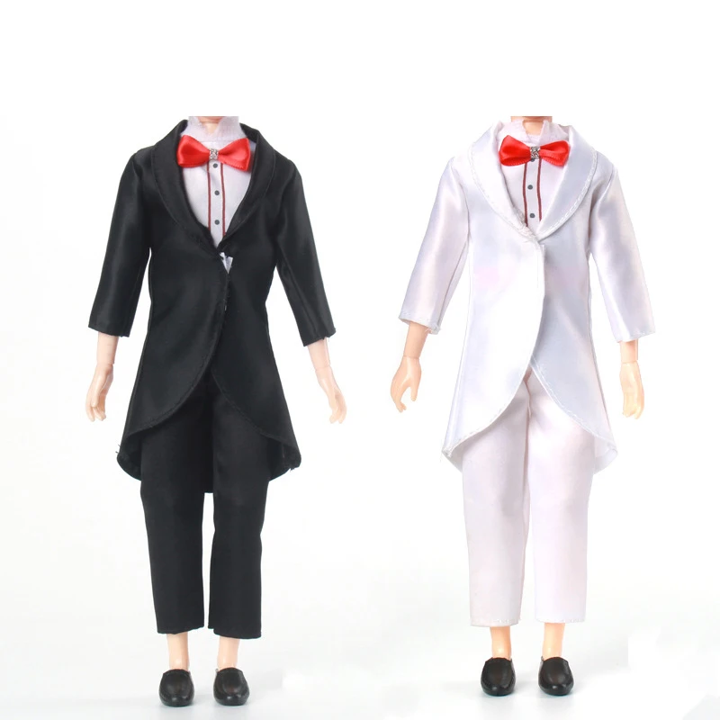 

Новое поступление, 2 предмета/комплект, искусственная кожа, Свадебный деловой костюм ручной работы, костюмы, брюки с галстуком для куклы, кук...