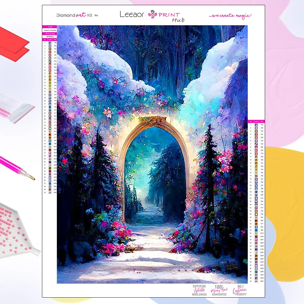 

5d алмазная живопись мистический лес сад Разноцветные Алмазные картины наборы мозаика вышивка крестиком пейзаж домашний декор