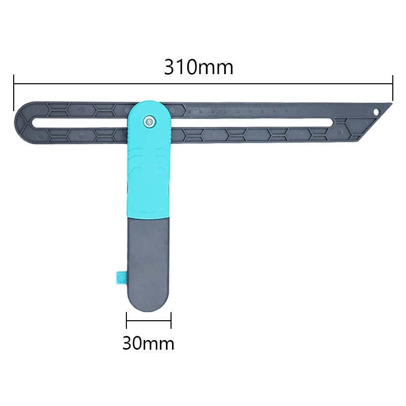 Adjustable Angle Ruler with Lock Fast Marking Woodworkers Accessories Contour Edge Rule Protractor Goniometer Gauge Measure Tool |