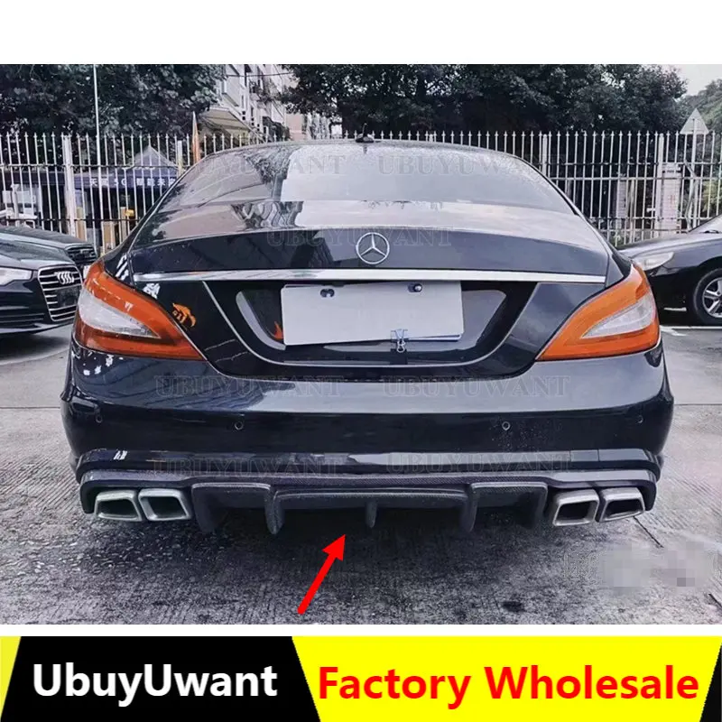 

Диффузор, губа на задний бампер, углеродное волокно, для mearcede, Benz W218, CLS350, CLS63, бампер, AMG, 2011-2016