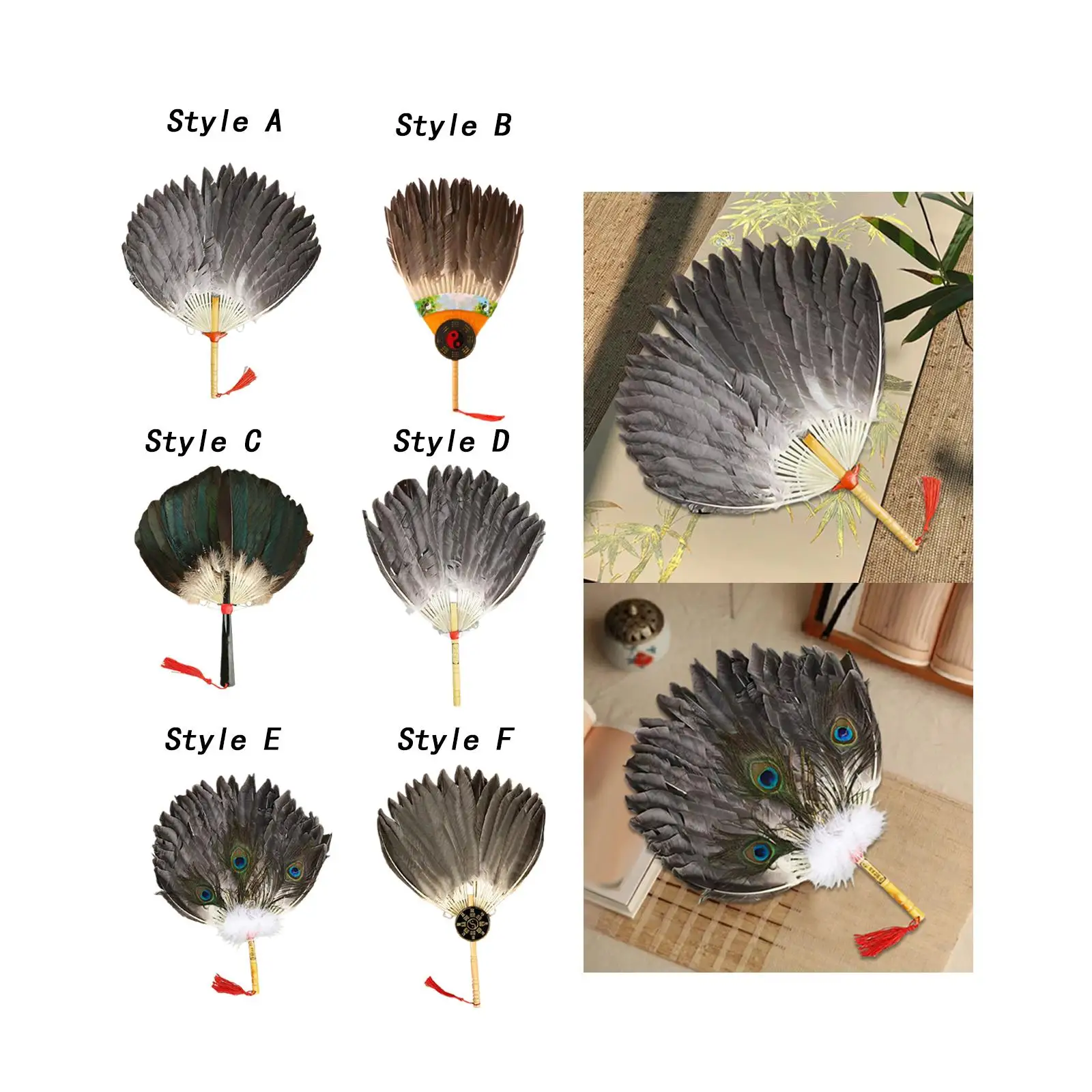 Традиционный Ручной Веер Zhuge Liang Легкий Мужской Летний В Древнем Китайском Стиле