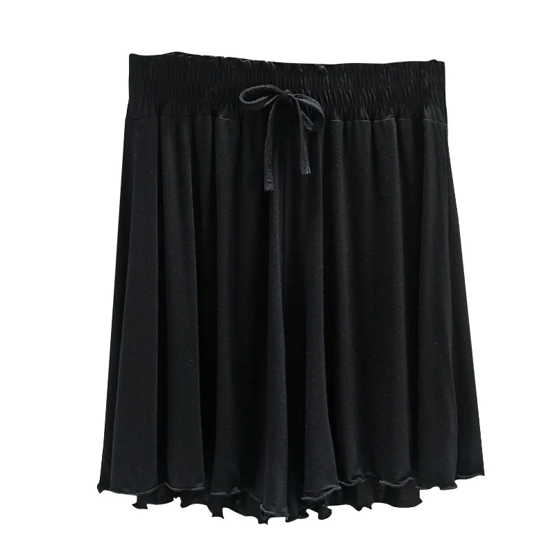 Modal Casual Short Women's Wooden Ear Loose Shorts and High-waisted Sweatpants Wear Three-point Pants to Prevent Exposure Pants