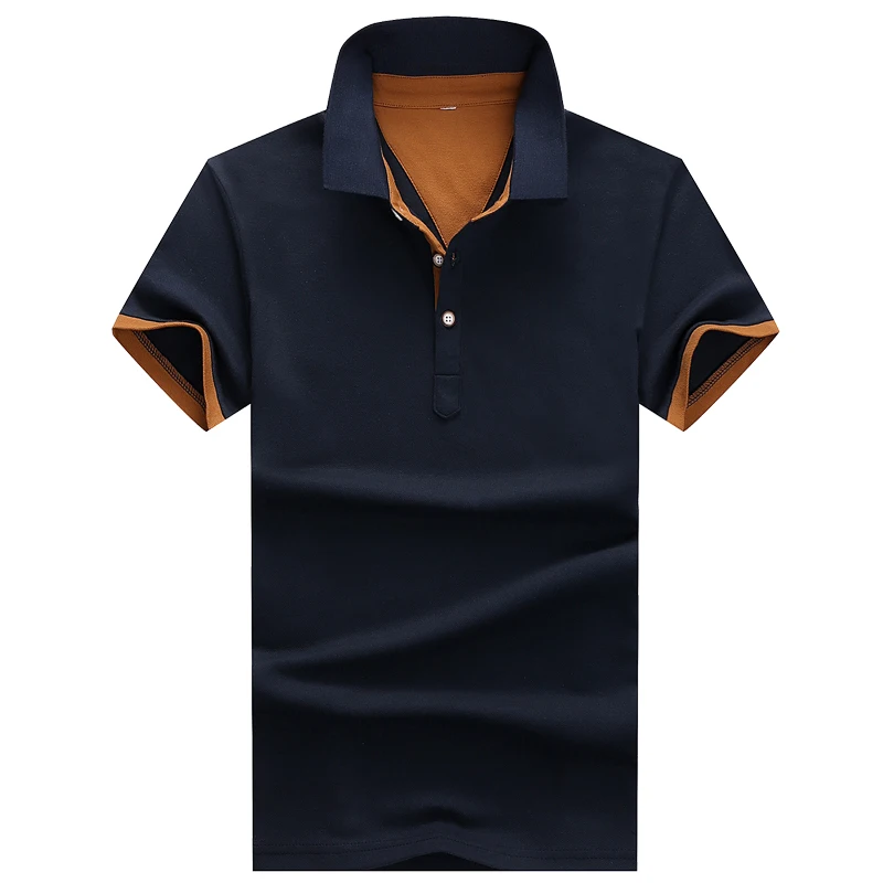 

Polo shirts Men Cotton Casual Short PoloShirts For Men Brand Clothing Business Male Breathable Mens Summer Polos para Hombre 62